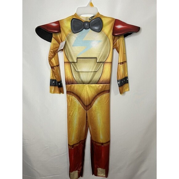 Five Nights Freddys GlamRock Freddy Jumpsuit (No Mask) Boys Medium Costume - Picture 3 of 5